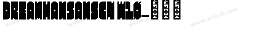 DreamHanSansCN W10字体转换